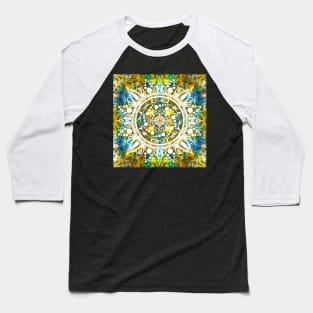 Rainbow Mandala Baseball T-Shirt